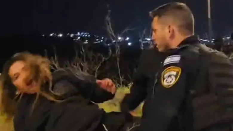 Officer strikes child during protest for hilltop communities