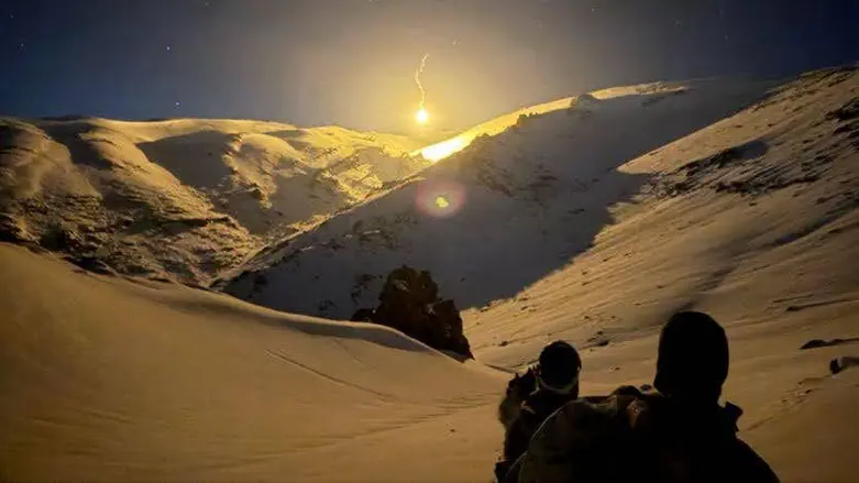 Troops march through snow to prevent Hezbollah foothold