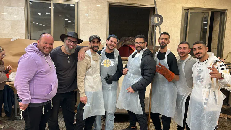 Nova survivors bake matzah together