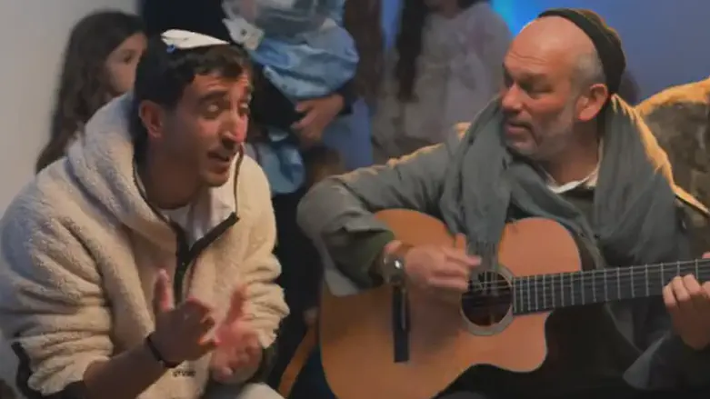 צילום: דוברות תושבי בנימין ויונתן רזאל בקליפ לפסח