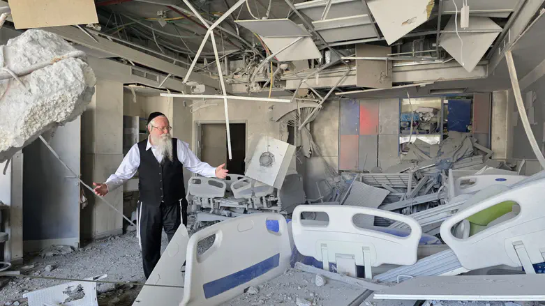 Courtesy Rebuilt ALEH center once again operating under Iranian fire
