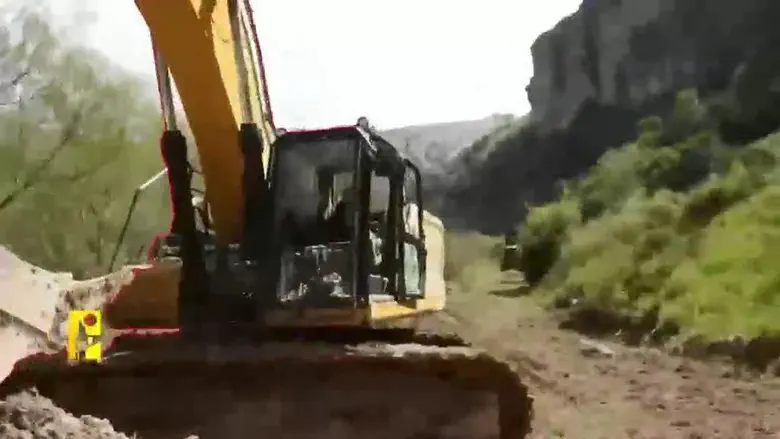 Courtesy IDF equipment left in Lebanon after intense battle