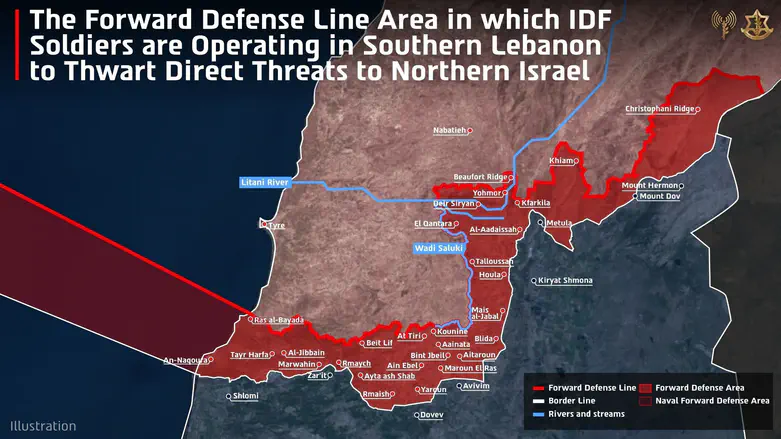 The IDF's forward defense line in Lebanon