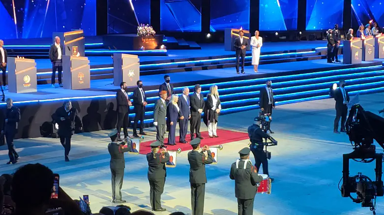 נשיא ארגנטינה הגיע לחזרה לטקס המשואות