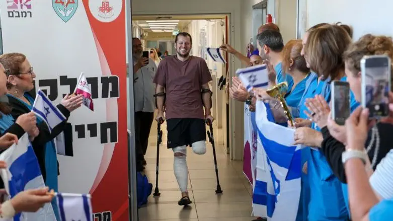 בועז תמם, שנפצע קשה בלבנון, השתחרר לשיקום