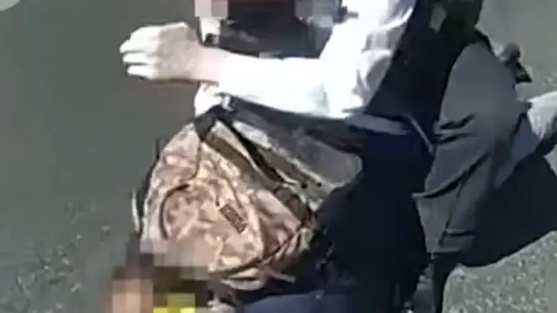 תיעוד חדש: מעצר המחבל שדקר חרדים בלונדון