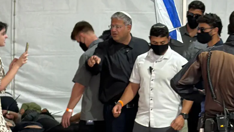 צילום: ללא קרדיט Ben-Gvir confronts activists, sparks international incident