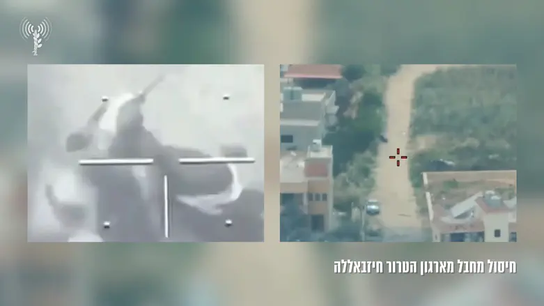 צילום: דובר צה"ל Terrorist attempts to flee on motorcycle and is eliminated