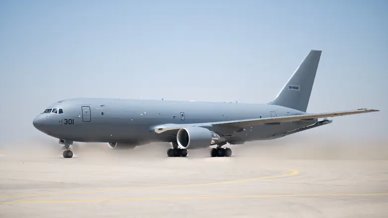 New refueling plane lands in Israel