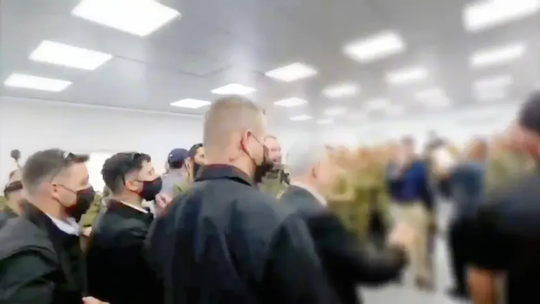 Бригада «Хашмонаим» встретила Нетаньяху пением