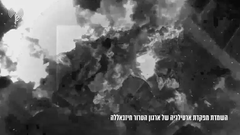 צה"ל תקף מפקדה ארטילרית של חיזבאללה