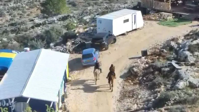 צילום: רועי חדי קריאה ציבורית לשחרור בעלי החווה בשומרון