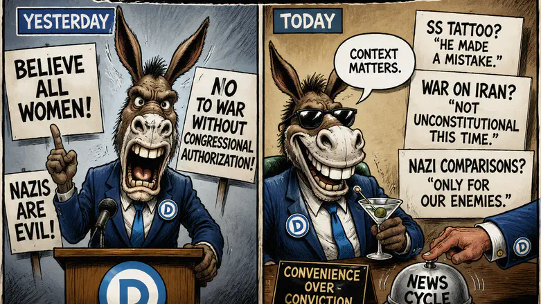 AI generated The principles Democrats rent by the hour