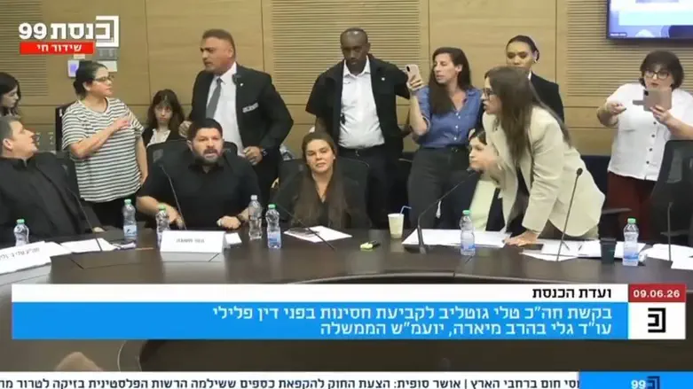 צילום: ערוץ כנסת Альмог Коэн конфликтует с Гали Бахарав-Миарой