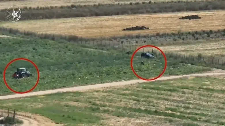 צילום: דוברות המשטרה Видео из Галилеи: нелегалы замечены и задержаны