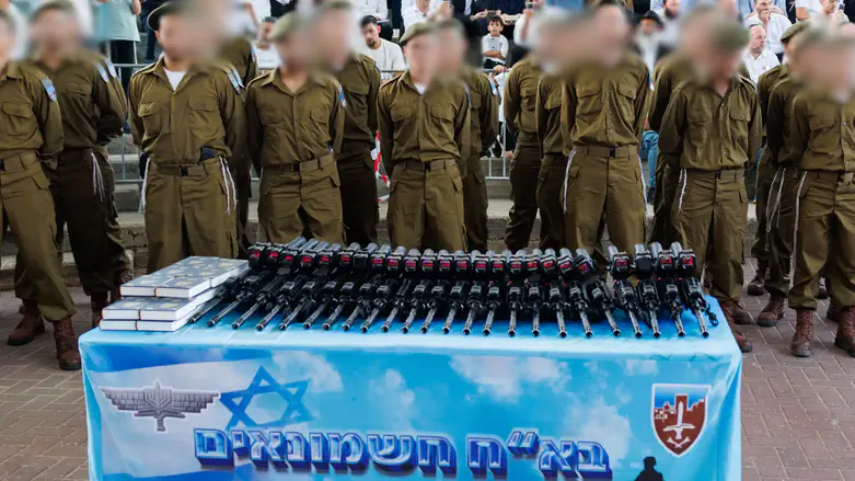 צילום: דובר צה"ל צפו: הטקס המרגש של חטיבת החשמונאים