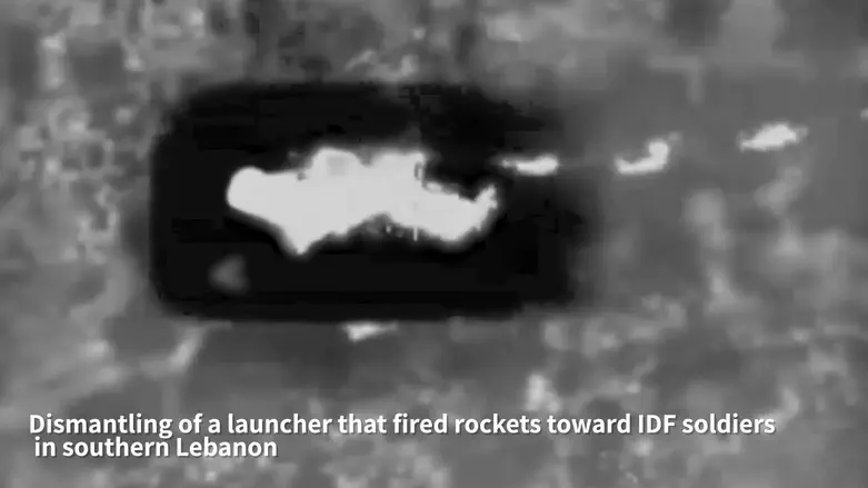 IDF Spokesperson IDF destroys launcher used to fire missiles at troops