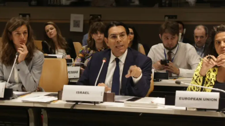 Screenshot Danon clashes with UN officials