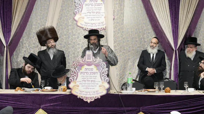 נכדי הרבי וסגן השר חגגו עם החוזרים בתשובה