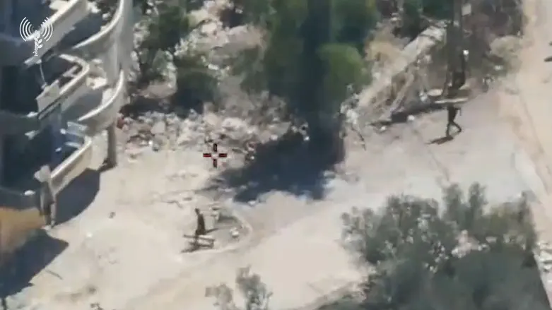 IDF spokesperson Hezbollah terrorists bearing antitank missiles eliminated