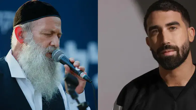 שולי רנד ובן צור עולים לבמה בבית אל