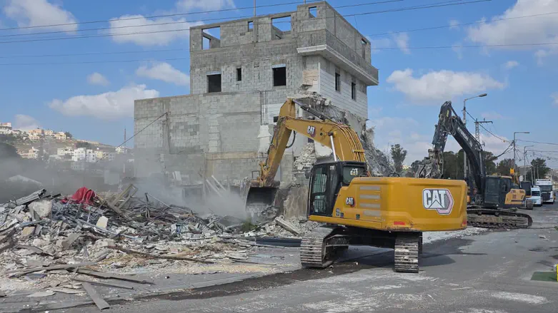 הוכפלה הריסת מבנים פלסטיניים בלתי חוקיים ביהודה ושומרון