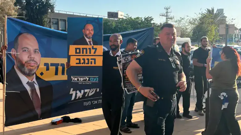 באר שבע: מפגן תמיכה בסגן ראש העיר