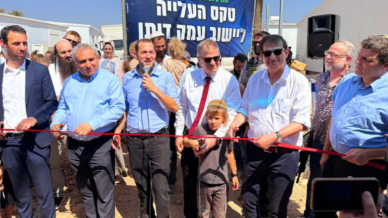 יישוב חדש בצפון השומרון: בטקס חגיגי קם הישוב עמק דותן