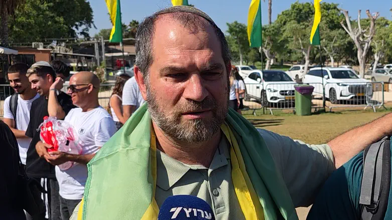 Отец покойного Амихая Рубина сопровождал своего сына в «Голани»