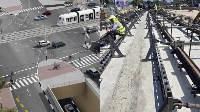 נת"ע סוף עידן בחולון: כיכר הדמעות הופכת לצומת