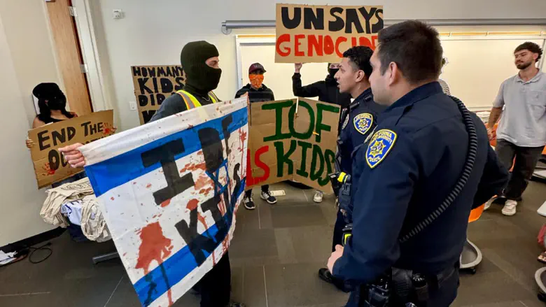 Anti-Israel protesters disrupt wounded IDF veterans’ campus tour