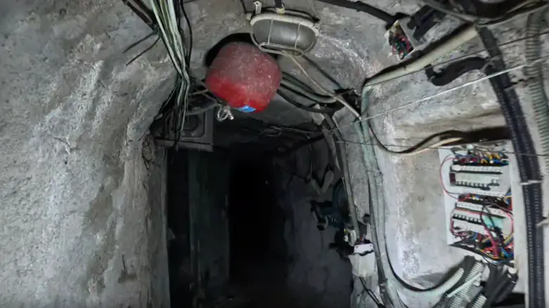 צילום: דובר צה"ל Hezbollah's strategic tunnel system revealed