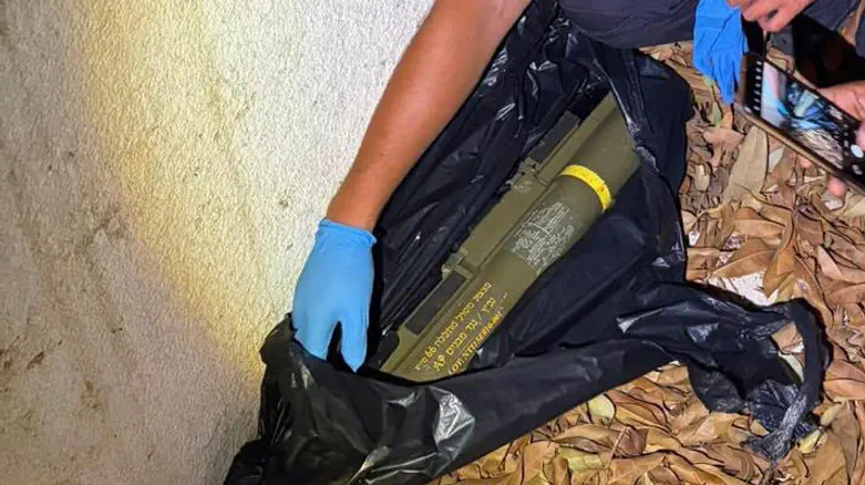 Israel Police spokesperson Stolen IDF LAW missile fired at residential complex