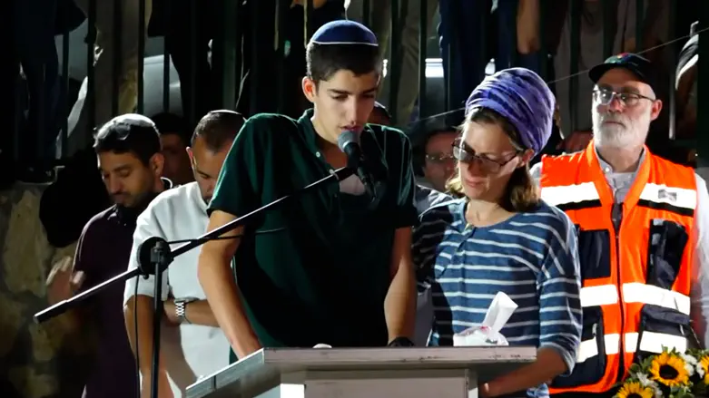 בנו של נתנאל שקרון ספד: „אבא, תודה”