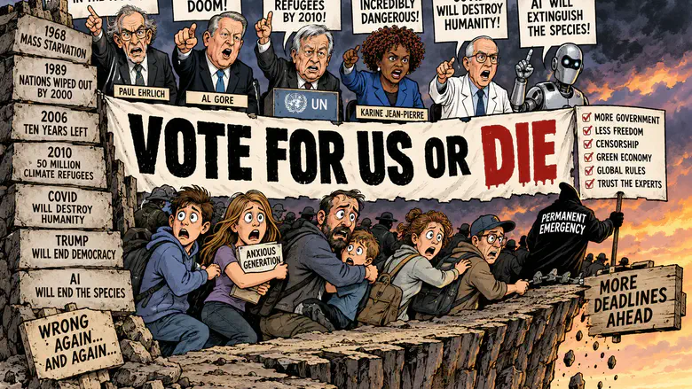 Vote for us or die
