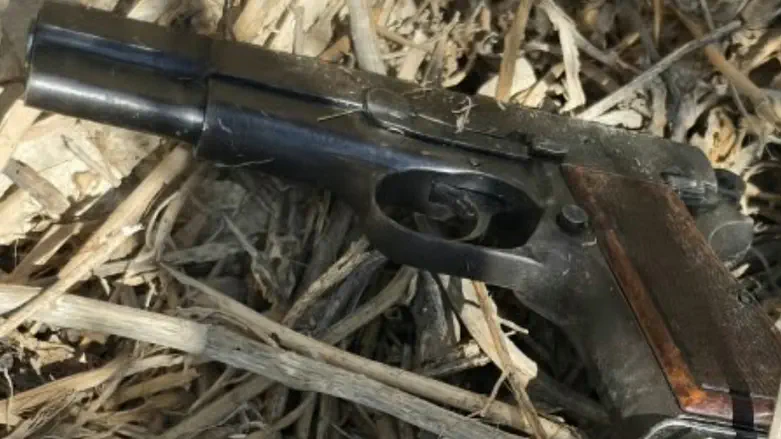 Israel Police Police dog finds hidden gun near Arab city