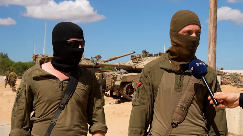 צילום: ערוץ 7 מהפציעה בלבנון לחזית בעזה