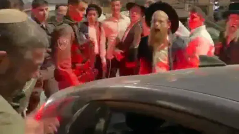צילום: ללא קרדיט עופר וינטר התעמת עם חרדים קיצוניים