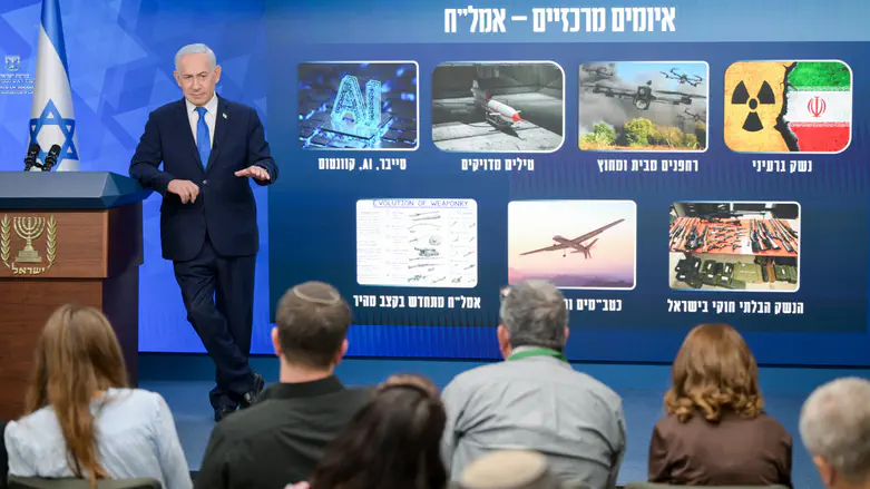 נתניהו הציג את תפיסת הביטחון החדשה: עשרה עקרונות, מעבר להתקפה ומניעת נשק גרעיני