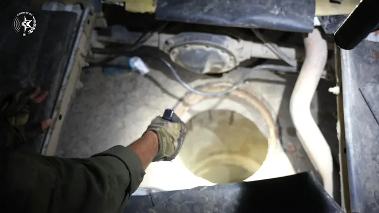 צילום: דוברות המשטרה נחשפה מנהרה ששימשה שב"חים בעוטף ירושלים