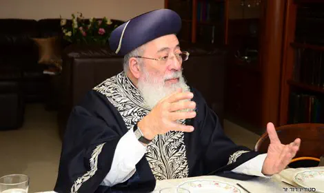 כשהרב עמאר בכה      