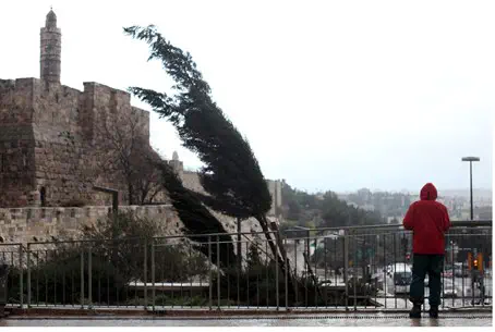 Rain and Snow as Winter Storm Strikes Israel | Israel National News