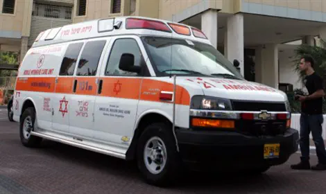 פלאש 90 הדיין נפגע בתאונת דרכים, הפוגע התעלף