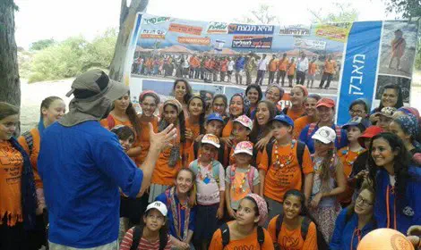 צילום: הרב קובי בורנשטיין אלפי חניכי ''עזרא'' צעדו מניצן לאשדוד