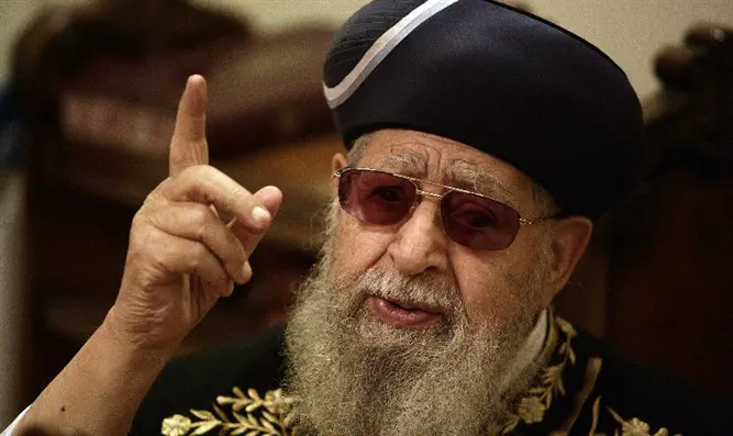 A story about Rav Ovadia Yosef zts"l - in memoriam