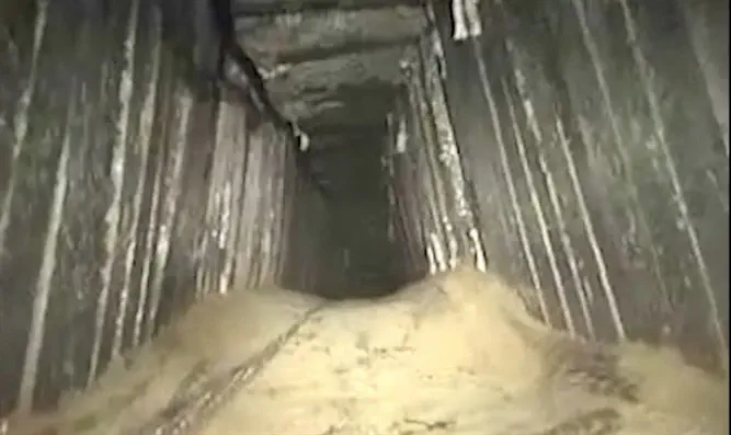 הושמדה מנהרה שעברה מתחת לכרם שלום