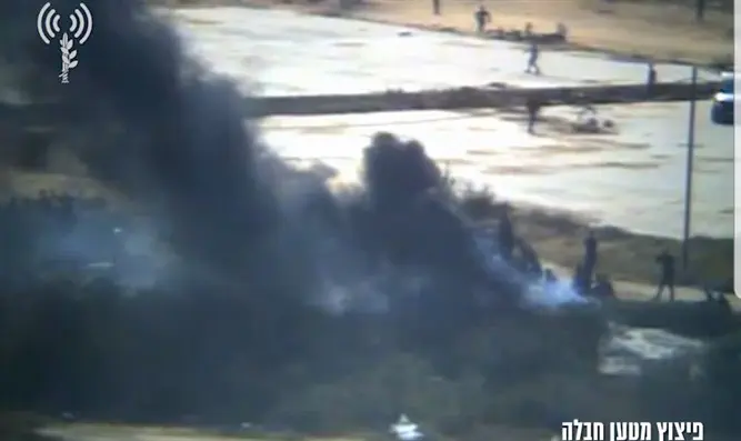 על הגבול: עפיפון עם בקבוק תבערה