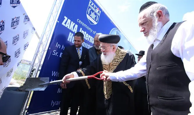 Laying the cornerstone for ZAKA's new headquarters | Israel National News