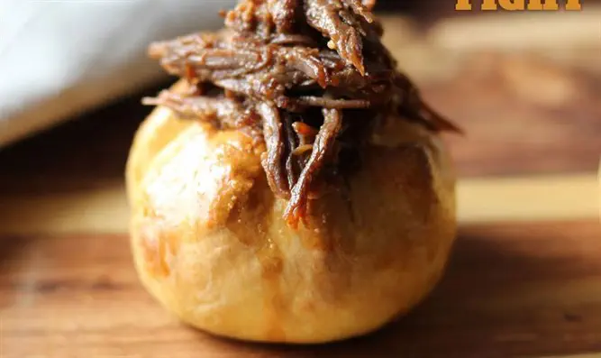 Pulled-Beef Potato Knishes