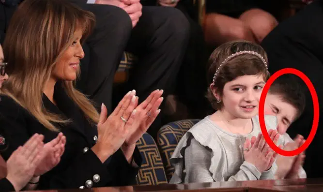 ויראלי: הילד שנרדם בנאום הנשיא